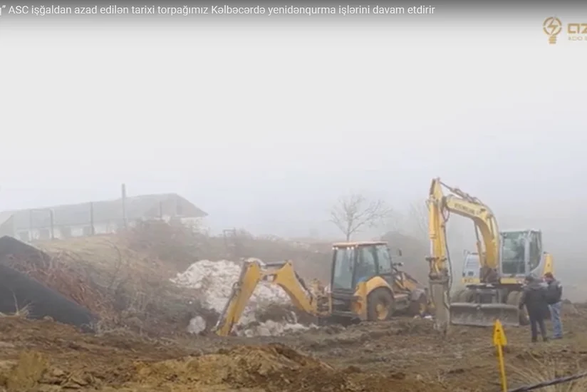 Азеришыг заменяет старые линии в освобожденном от оккупации Кяльбаджаре на новые