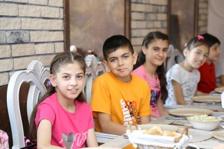 Bakıda valideyn himayəsindən məhrum olunmuş uşaqlar üçün şənlik keçirilib