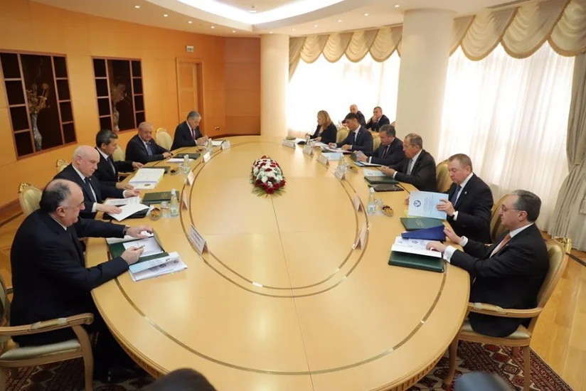 Elmar Məmmədyarov MDB Xarici İşlər Nazirləri Şurasının iclasında iştirak edir