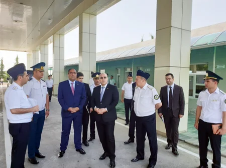 DGK sədri Mazımçay gömrük postunda mövcud vəziyyətlə tanış olub
