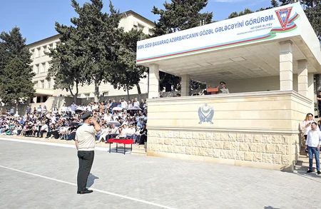 Cəmşid Naxçıvanski adına Hərbi Liseyin 52-ci buraxılış mərasimi keçirilib
