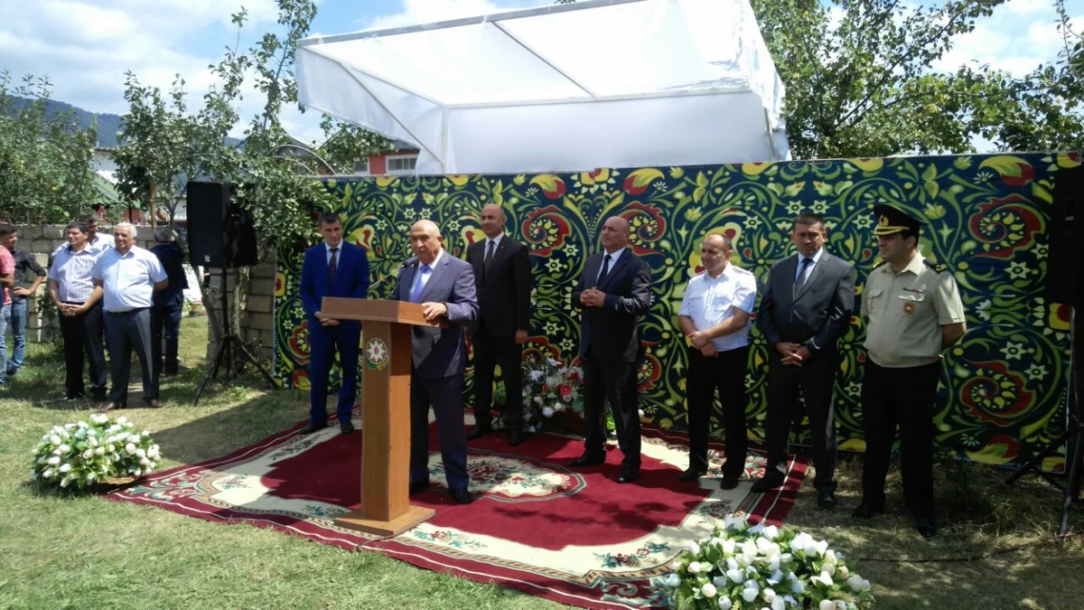 Qusar rayonunun Suvacal kəndinə ilk dəfə qaz verilib