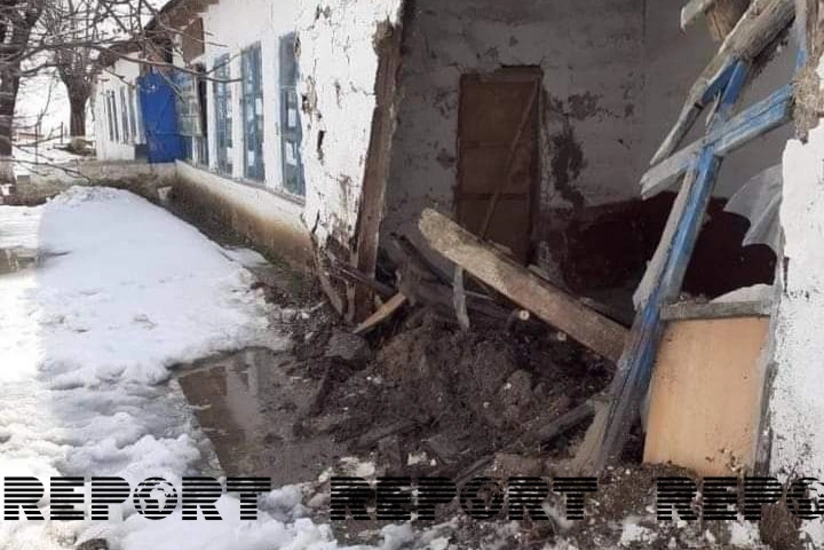 Cəlilabad Təhsil Şöbəsi uçqun olan məktəblə bağlı açıqlama yayıb