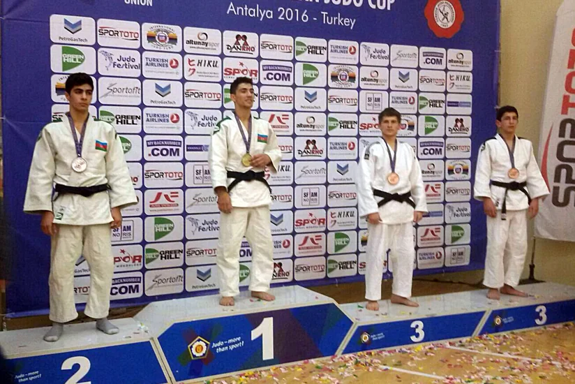 Azərbaycan cüdoçuları Antalyada 8 medal qazanıblar