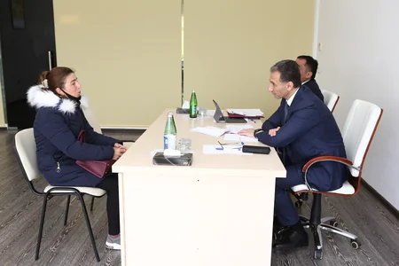 Rəşad Nəbiyev Sabirabadda vətəndaşları qəbul edib