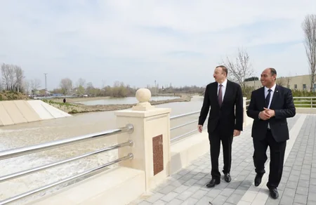 ​Prezident İlham Əliyev Bərdəyə səfər edib