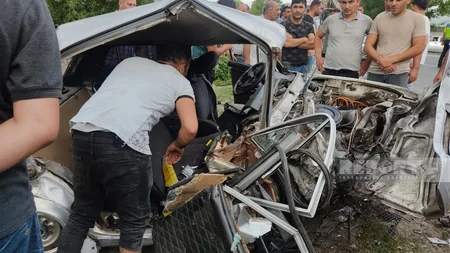 DİN: Oğuzdakı ağır yol qəzasında bir nəfər ölüb, 4-ü xəsarət alıb - YENİLƏNİB