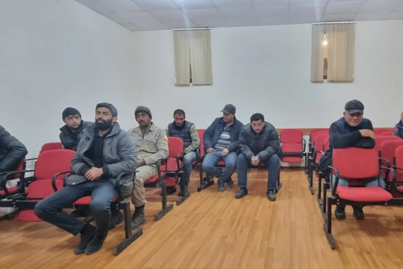 Xocavəndə icazəsiz keçən 9 nəfər saxlanılıb