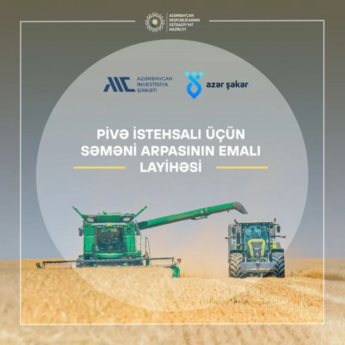 Azerbaijan Investment Company exploring investment in malted barley provessing