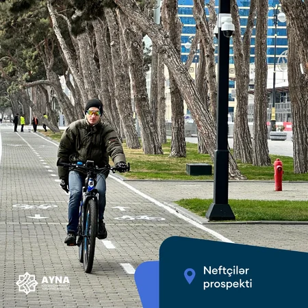 Bakıda 20 km-lik yeni mikromobillik zolağı istifadəyə verilib