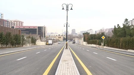 Xətai rayonunda inşa olunan yeni yol istifadəyə verilib