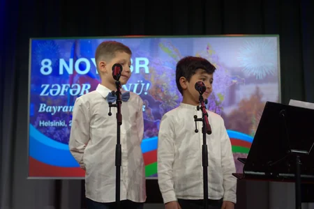 Helsinkidə Azərbaycanın Zəfər və Bayraq günləri qeyd olunub - VİDEO