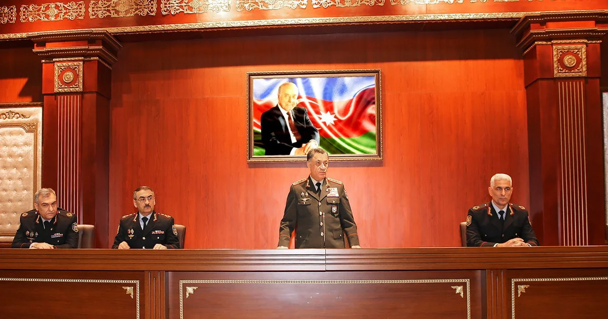 Daxili işlər naziri bu il keçiriləcək kütləvi tədbirlərlə əlaqədar Əlahiddə Çevik Polis Alayına tapşırıqlar verib