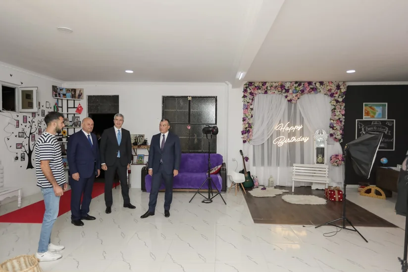 Mingəçevirdə Vətən müharibəsi iştirakçısı üçün qurulmuş təsərrüfata baxış keçirilib