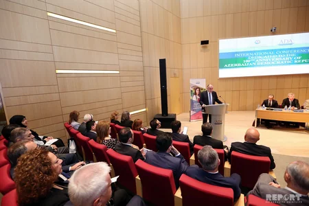 Bakıda ADR-in 100 illik yubileyinə həsr olunmuş beynəlxalq konfrans keçirilir