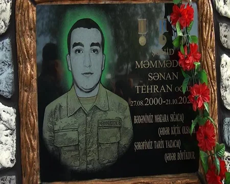 Göyçayda şəhidin xatirəsinə tikilmiş bulaq kompleksinin açılışı olub