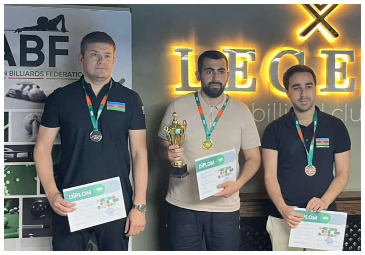 Bilyard üzrə Azərbaycan çempionatının mükafatçıları bəlli olub