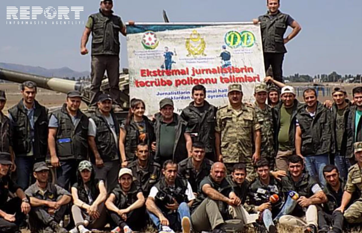 Azərbaycan jurnalistləri üçün təcrübə poliqonu təlimləri keçirilib - FOTO - VİDEO
