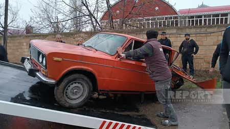 Tovuzda iki avtomobil toqquşub, xəsarət alanlar var 