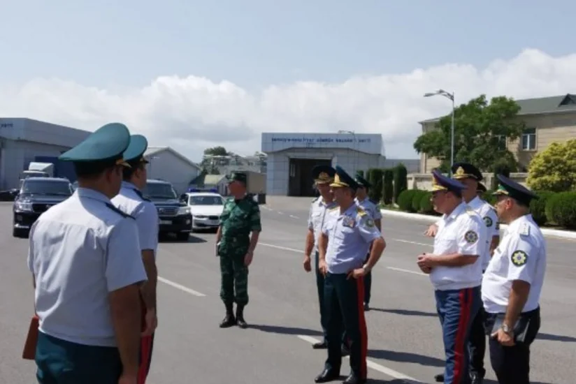 Generallar Astara dövlət sərhədindən buraxılış məntəqəsini yoxlayıblar
