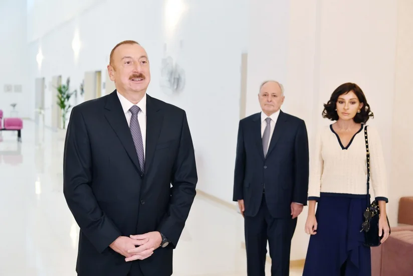 President Ilham Aliyev views conditions created at newly-renovated Scientific-Research Medical Rehabilitation Institute in Baku