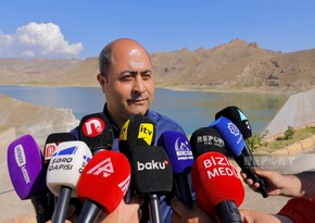 Meliorasiya rəsmisi: Heydər Əliyev Su Anbarına suyun daxil olması demək olar ki, dayanıb