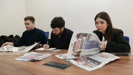 ADA-nın tələbələri “Kaspi” qəzetində olublar