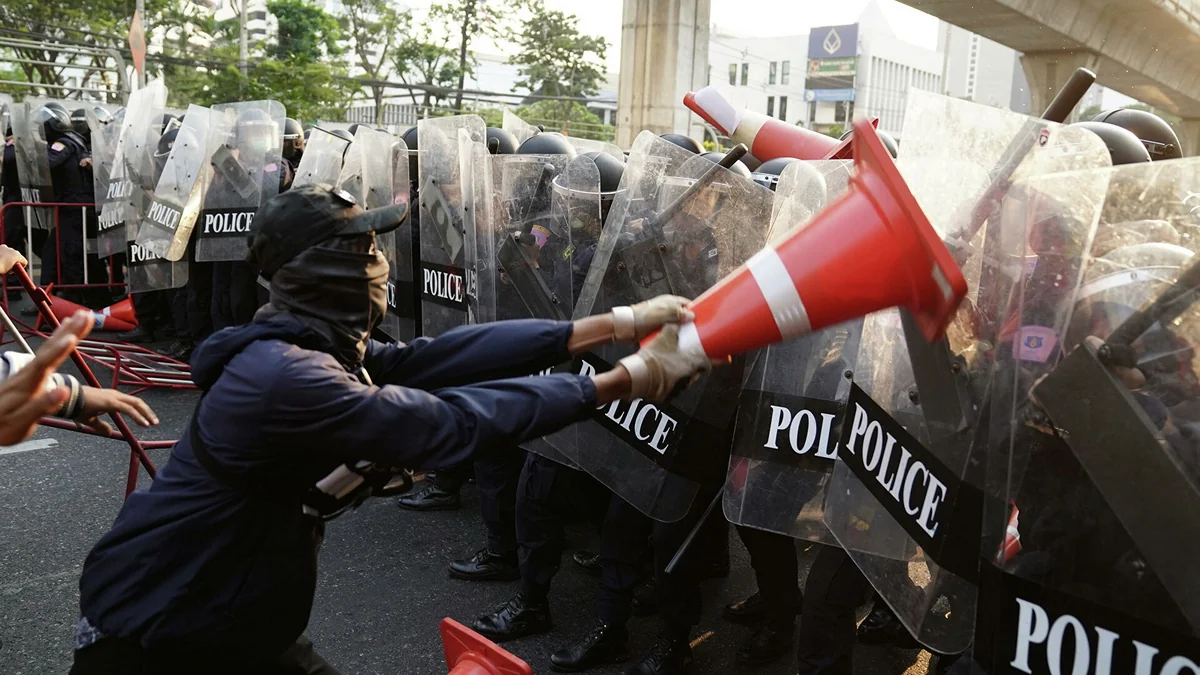 Several civilians dead after Myanmar security forces ram car into protesters