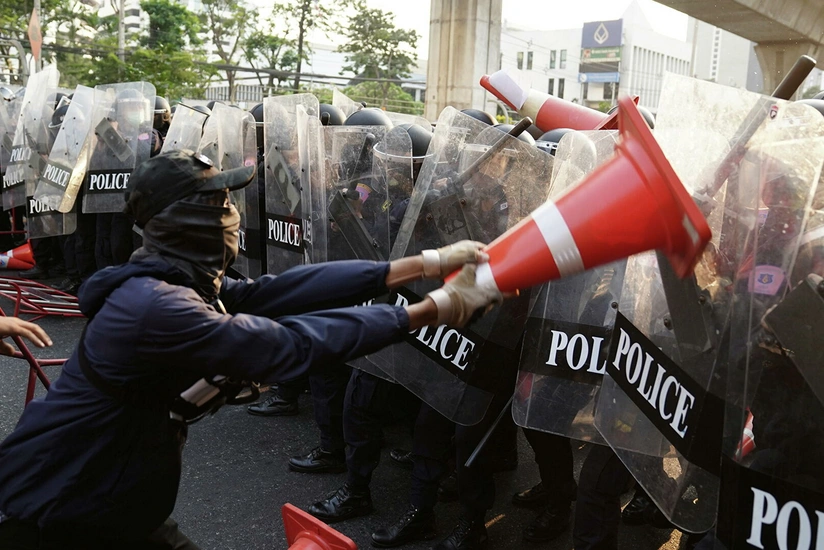 Several civilians dead after Myanmar security forces ram car into protesters