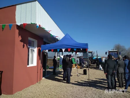 Cocuq Mərcanlıda yem emalı müəssisəsi istifadəyə verilib