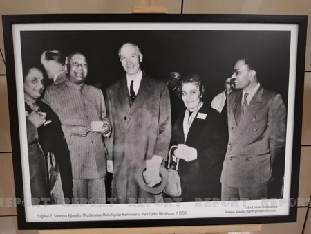 Photo exhibition of Turkey's first female lawyer of Azerbaijani origin opens