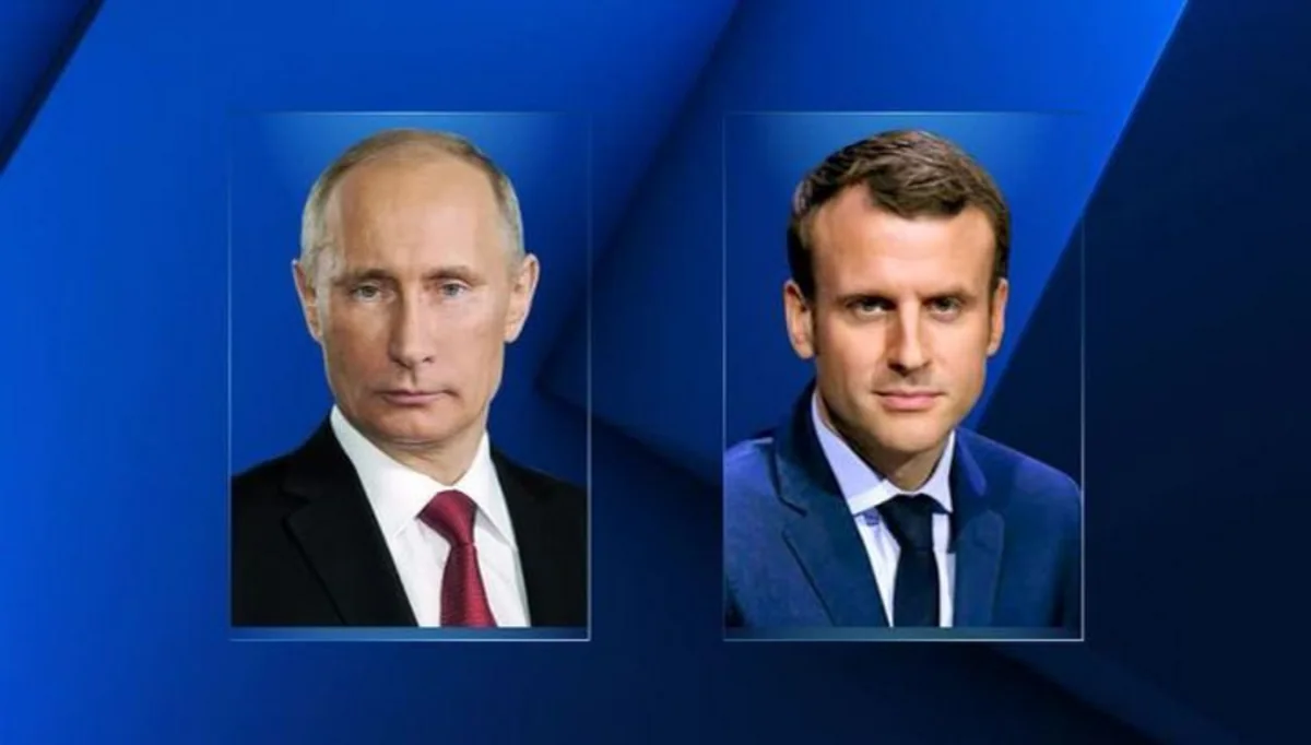 Putin və Makron Suriya məsələsini müzakirə ediblər