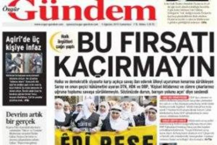 PKK terror qruplaşmasının qəzeti bağlanılıb