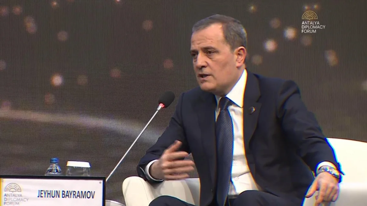 Antalya Forumunda Cənub Qafqazda sülh perspektivləri müzakirə olunur