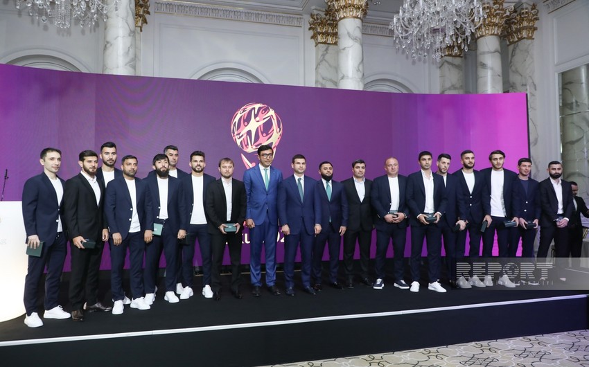 Azərbaycan minifutbol yığmasının üzvləri fəxri adla mükafatlandırılıblar