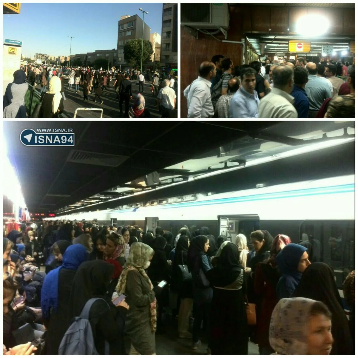 В Тегеране около 50 человек пострадали из-за столкновения поездов в метро - ФОТО