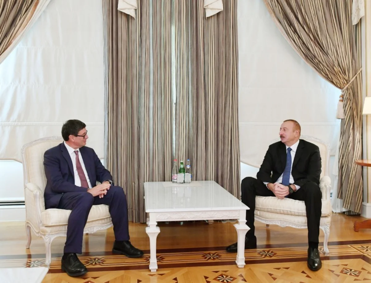 President Ilham Aliyev receives delegation of Swiss Confederation