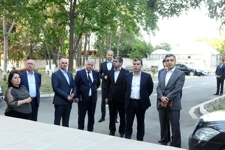 Sosial müdafiə naziri Gəncədə yaradılan Regional Peşə Tədrisi Mərkəzində olub