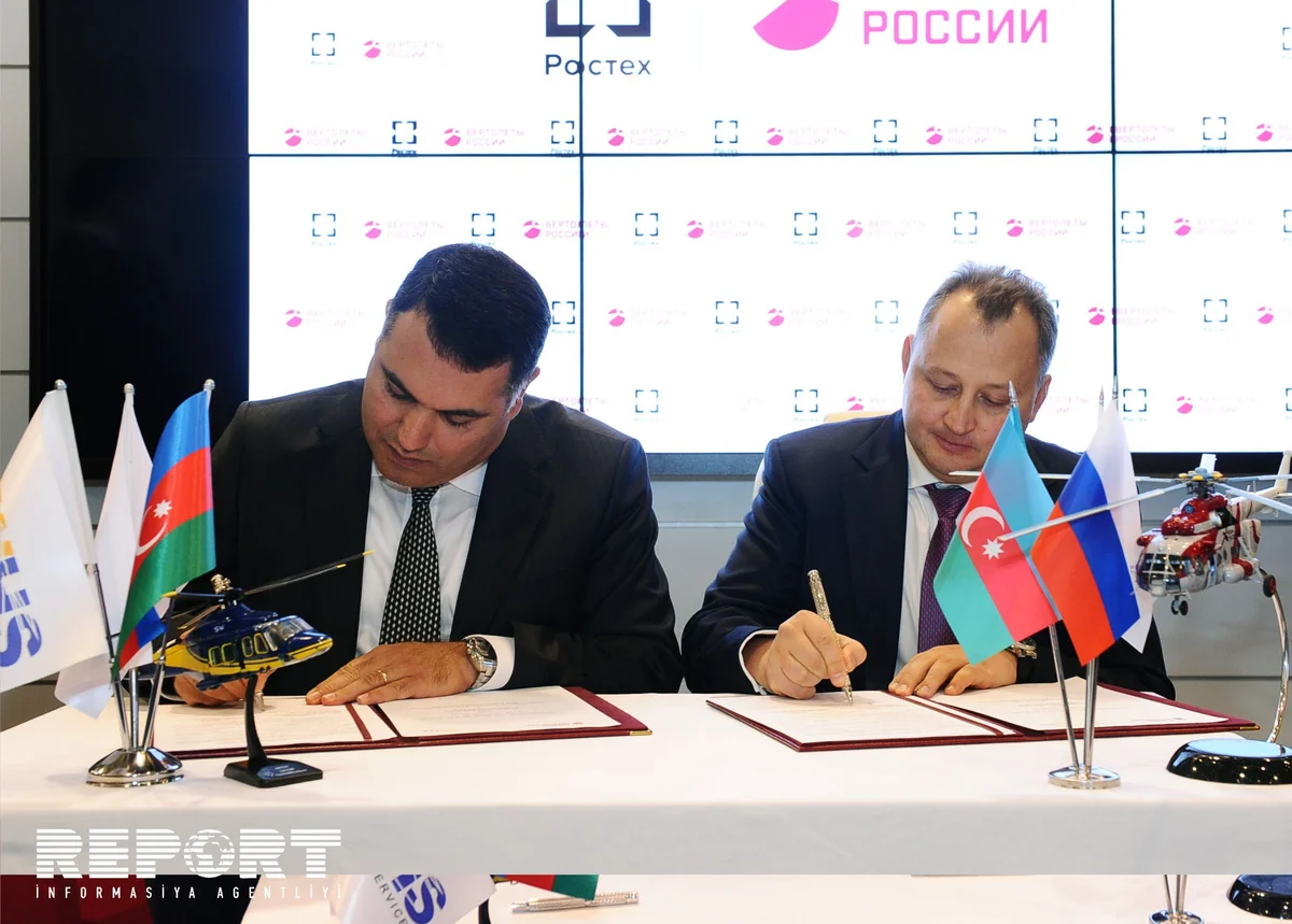 Azerbaijan and Russia sign an agreement on launch of Mi-8/17 maintenance center