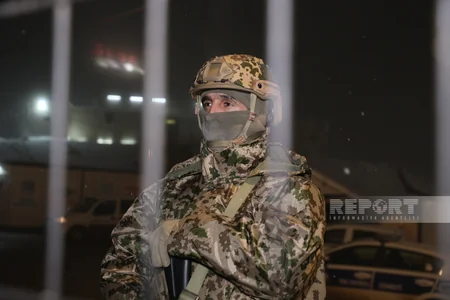 На дороге Ханкенди-Лачын продолжается акция протеста экоактивистов