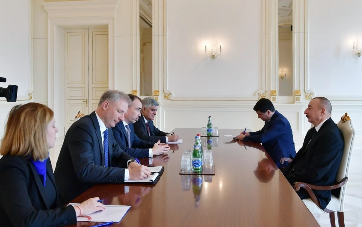 President Ilham Aliyev receives European Union delegation