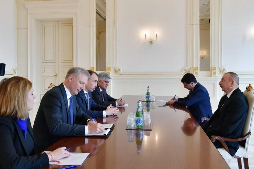 President Ilham Aliyev receives European Union delegation