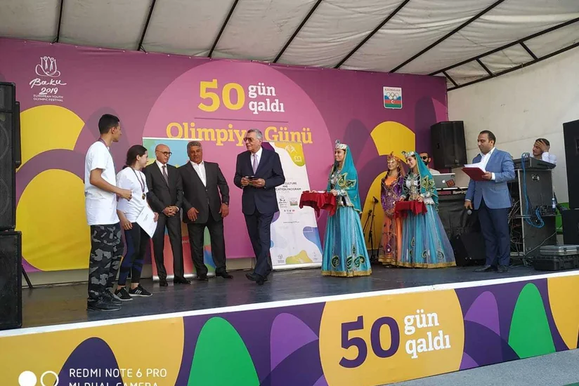 XV Avropa Gənclər Yay Olimpiya Festivalı ilə əlaqədar tədbir keçirilib