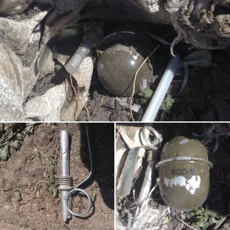 Nardaranda əl qumbarası və partladıcı tapıldı