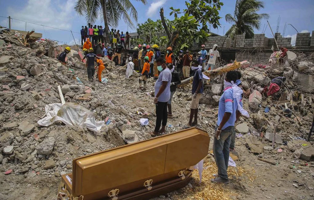 Haitidə zəlzələ qurbanlarının sayı 2 189 nəfərə çatıb