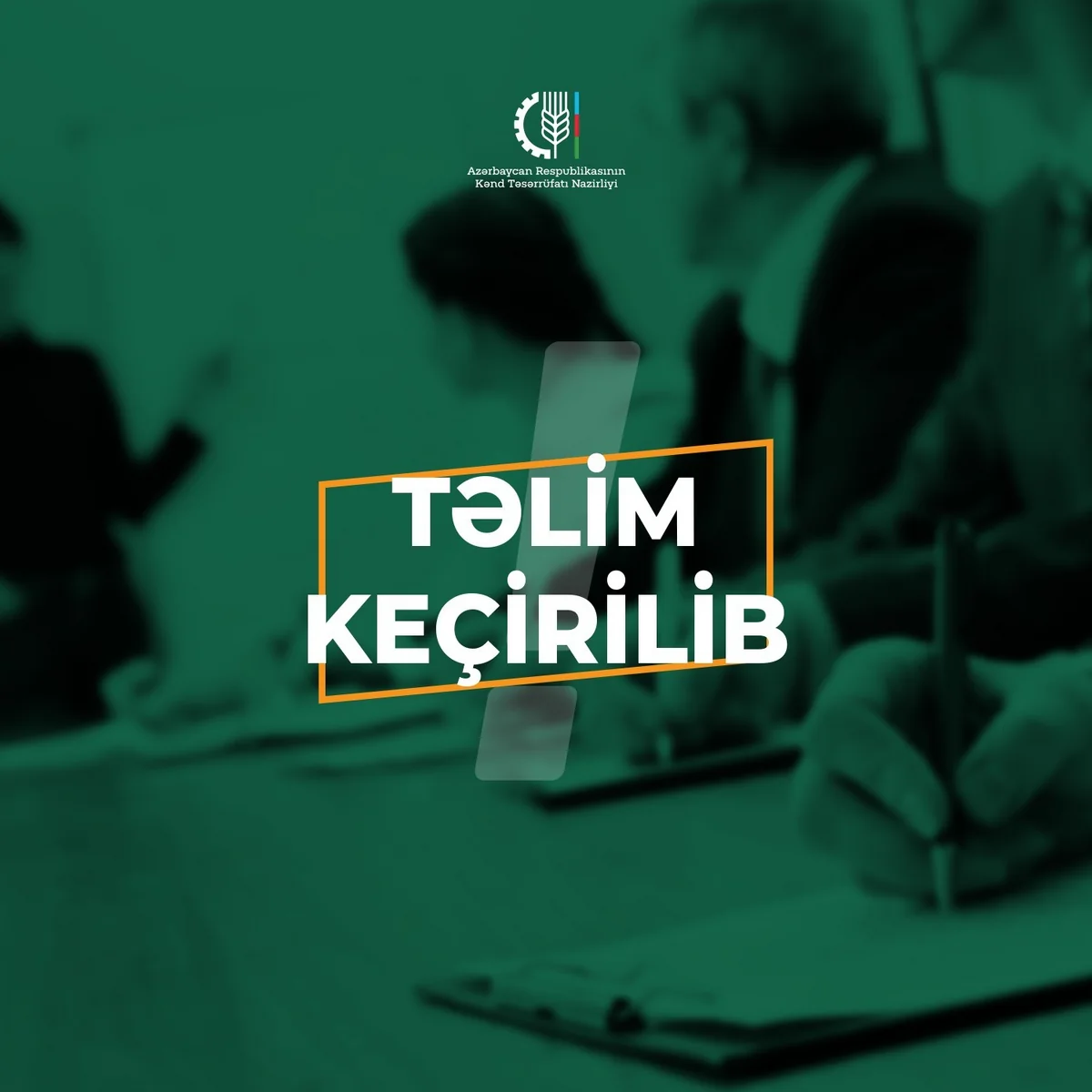 Bu il Kənd Təsərrüfatı Nazirliyi 46 mindən çox fermerə təlim keçib