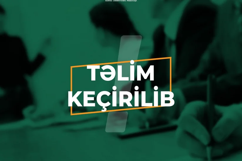 Bu il Kənd Təsərrüfatı Nazirliyi 46 mindən çox fermerə təlim keçib