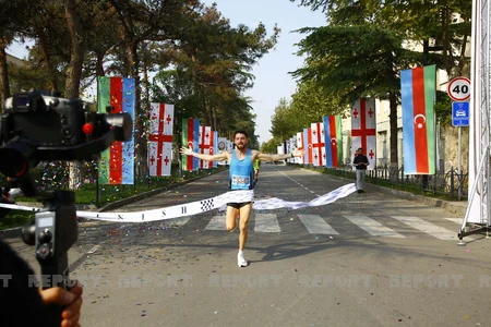 Tbilisi-Rustavi marathon dedicated to Independence Day of Azerbaijan ends