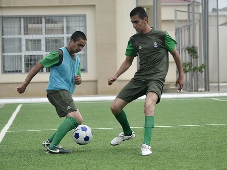 AFFA cəzaçəkmə və tərbiyə müəssisələrində futbol dərsləri təşkil edib
