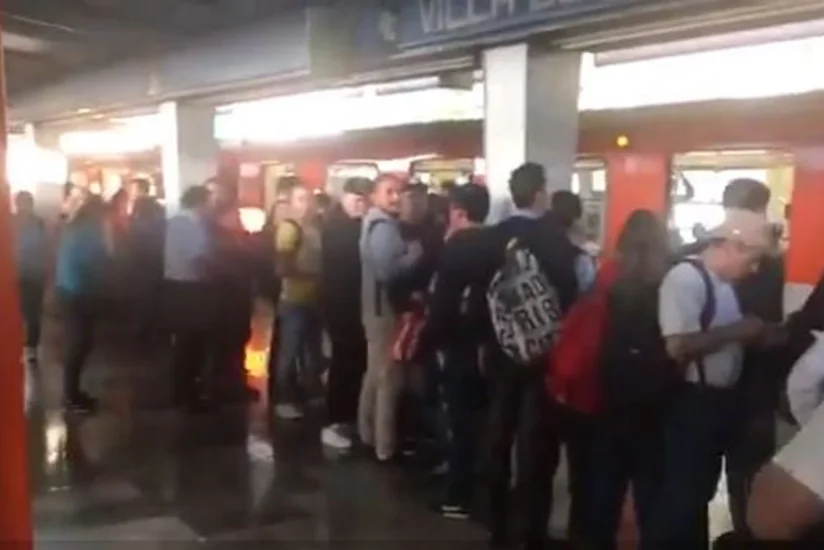 Meksikada zəlzələ metronun işində nasazlıq yaradıb - VİDEO